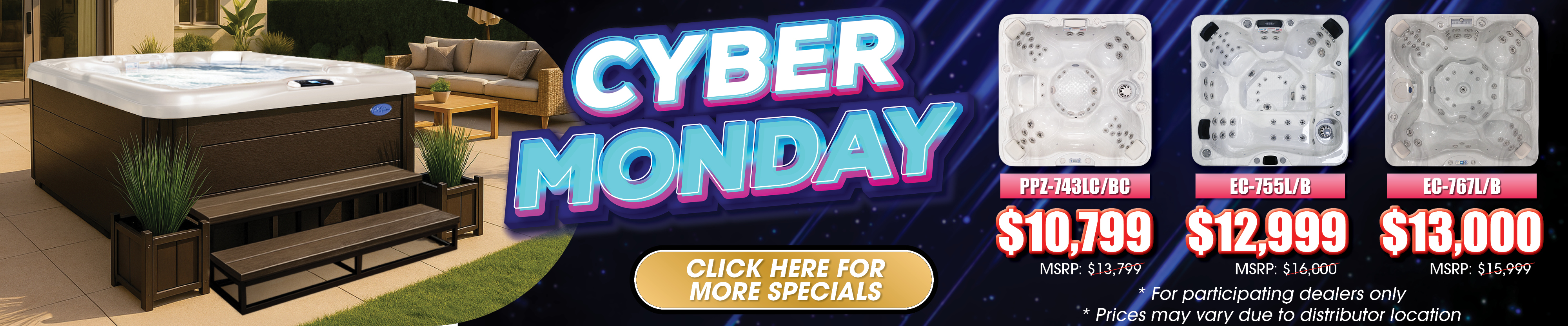 Calspas hot tub being used in a family setting - Livermore