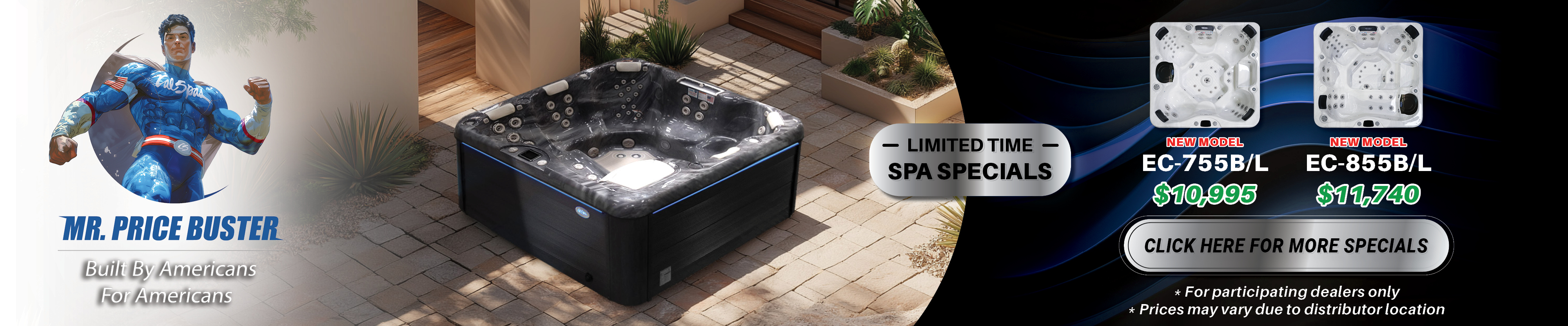 Calspas hot tub being used in a family setting - Livermore